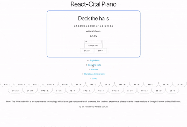 Link to React-Cital Piano